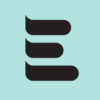 E-kirjasto-palvelun logo.