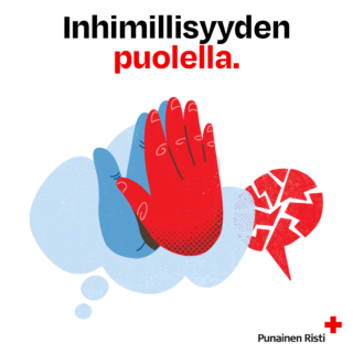 Inhimillisyyden puolella. Suomen punainen risti. 